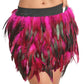 Latina Sexy Valentines Lingerie Women  Feather Mini Skirt