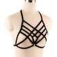 Latina Strappy Bra Intimate Black Body Harness Lingerie