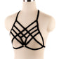 Latina Strappy Bra Intimate Black Body Harness Lingerie