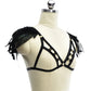 Latina Strappy Bra Intimate Sexy Harness Lingerie Feather Bra