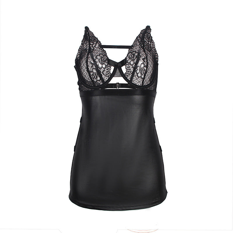 Leather Sexy Babydoll Sexiest mature mom lingerie Black Chemise Le Jour Jour Leather Sexy Babydoll Sexiest mature mom lingerie Black Chemise Le Jour Jour