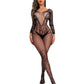 Nasty Black Bodystocking Revealing Hot See Through Lingerie Mesh Bodysuit