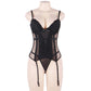 Nasty Black Lace Bodysuit Sexy mature woman lingerie Slutty