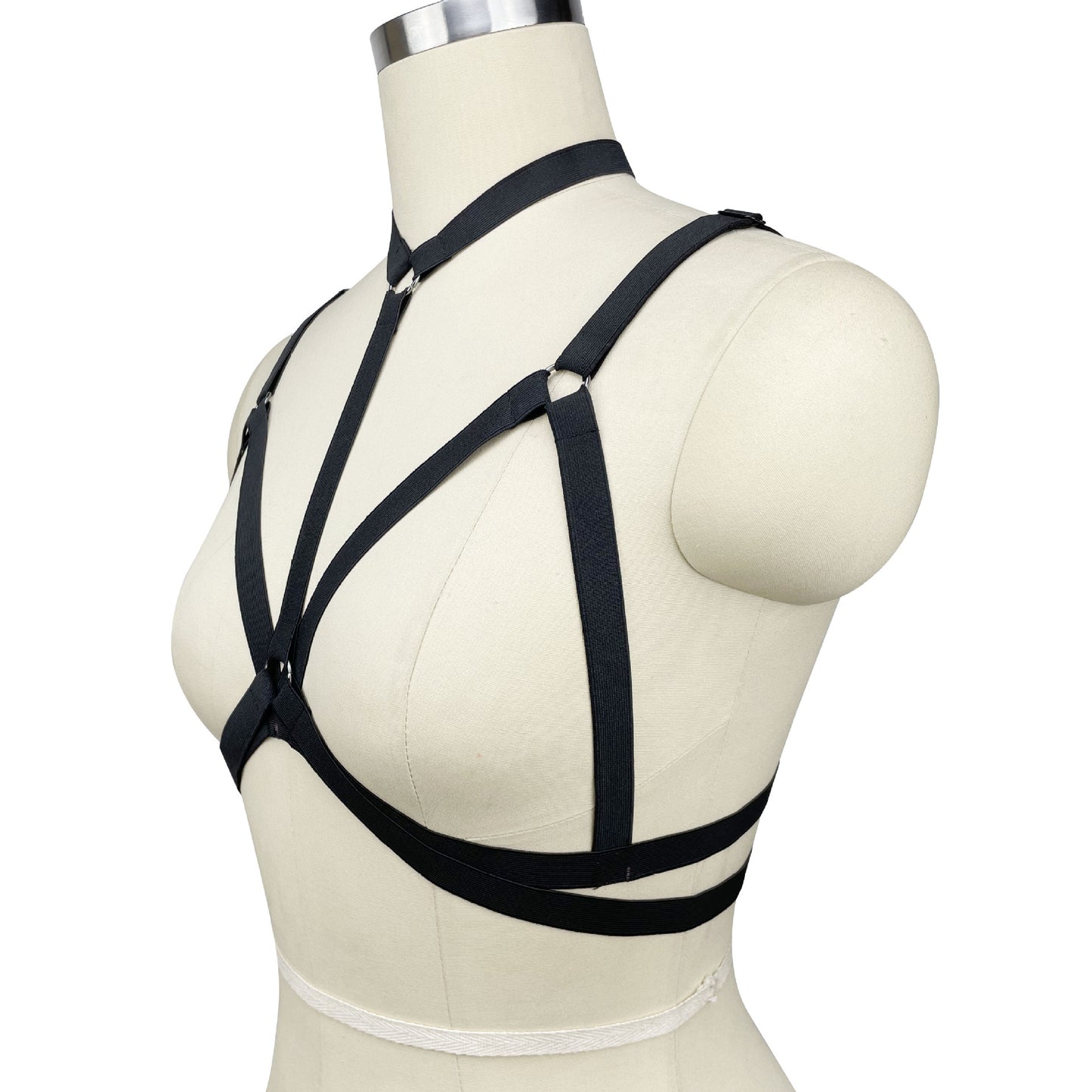 Nasty Bra for Sexy Couples Black Body Harness Lingerie