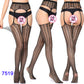 Nasty Crotchless Fishnet Tights Couples Pantyhose