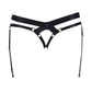 Nasty Garter Belt Plus Size Couples Black Body Harness Lingerie