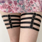 Nasty Leg Harness Garter Couples Black Body Harness Lingerie