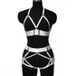 Nasty Sexy Blonde Lingerie Set Women  Bdsm Lingerie Harness Naughty Bra Panties