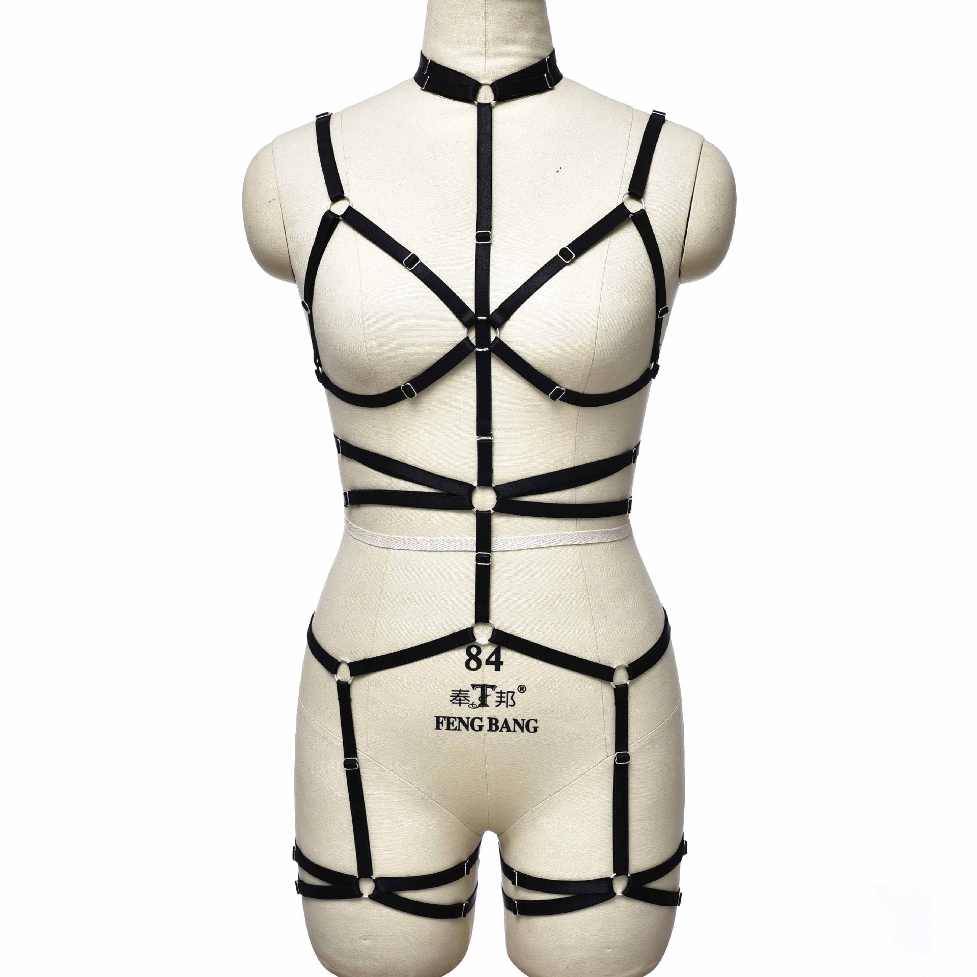 Nasty Sexy Bodysuit Revealing Bdsm Lingerie Harness Women  Teddy