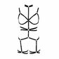 Nasty Sexy Bodysuit Revealing Bdsm Lingerie Harness Women  Teddy