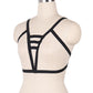 Nasty Strappy Bra Couples Black Body Harness Lingerie