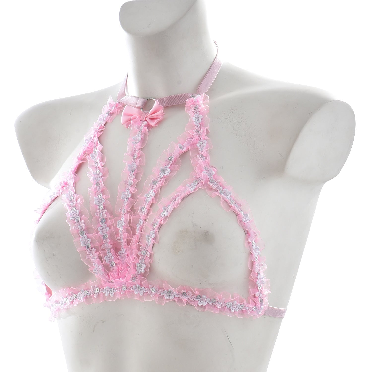 Nasty Strappy Bra Couples Sexy Harness Lingerie