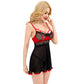 Naughty Babydoll Dress Women Black sexy lingerie mature Black Chemise