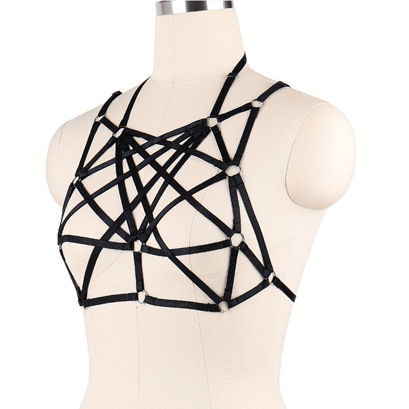 Naughty Bra Straps Wife Strappy Harness Lingerie