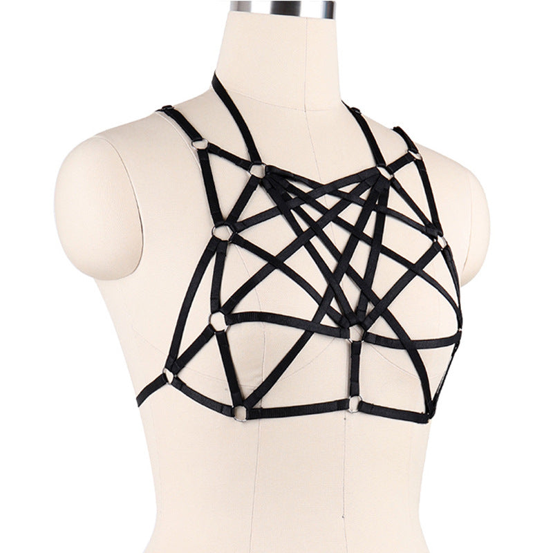 Naughty Bra Straps Wife Strappy Harness Lingerie