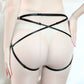 Naughty Crotchless Pantys Wife Bondage Harness Lingerie Submissive Thong