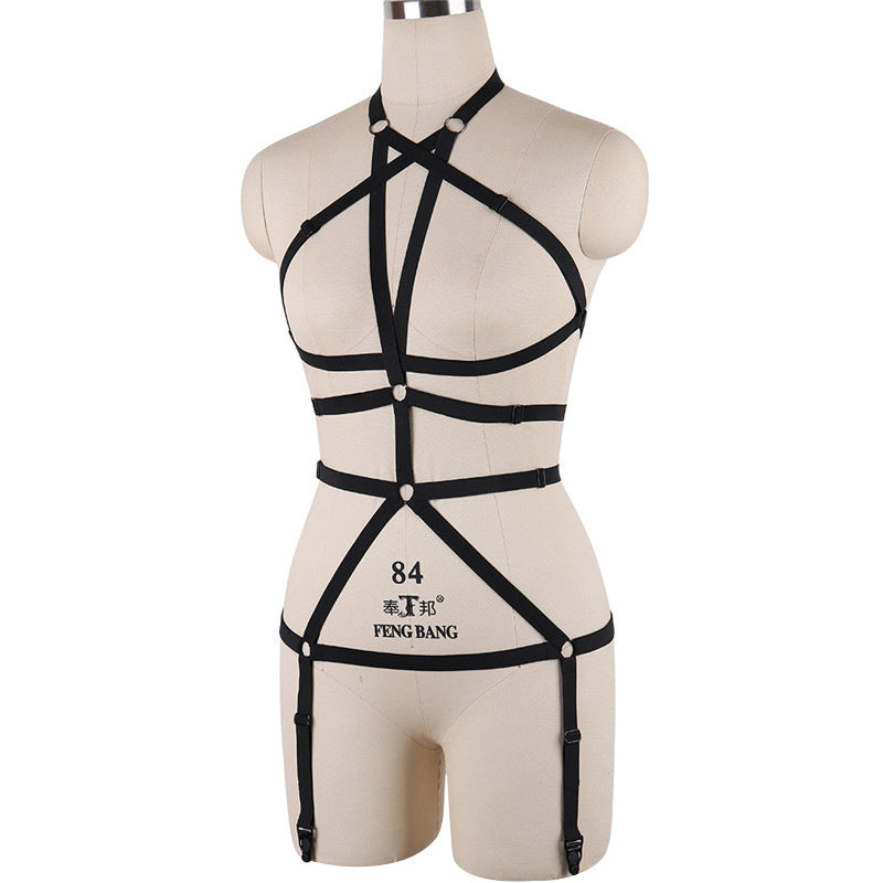 Naughty Red Bodysuit Submissive Bdsm Harness Lingerie Intimate Teddy