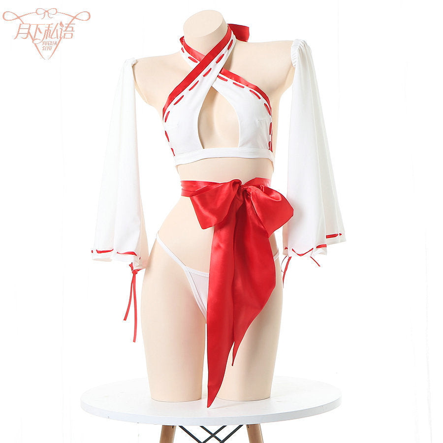 Naughty Sexy Exotic Lingerie Set Kimono Robe Role Play Costume