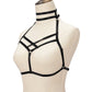 Naughty Strappy Bra Wife Black Body Harness Lingerie