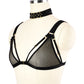 Naughty Strappy Bra Wife Black Body Harness Lingerie