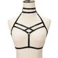 Naughty Strappy Bra Wife Black Body Harness Lingerie