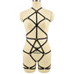 Naughty White Bodysuit Intimate Black Body Harness Lingerie Nasty Teddy