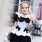 Slutty Sexy See Thru Dress Maid Lingerie Outfit Anime Cosplay Costume