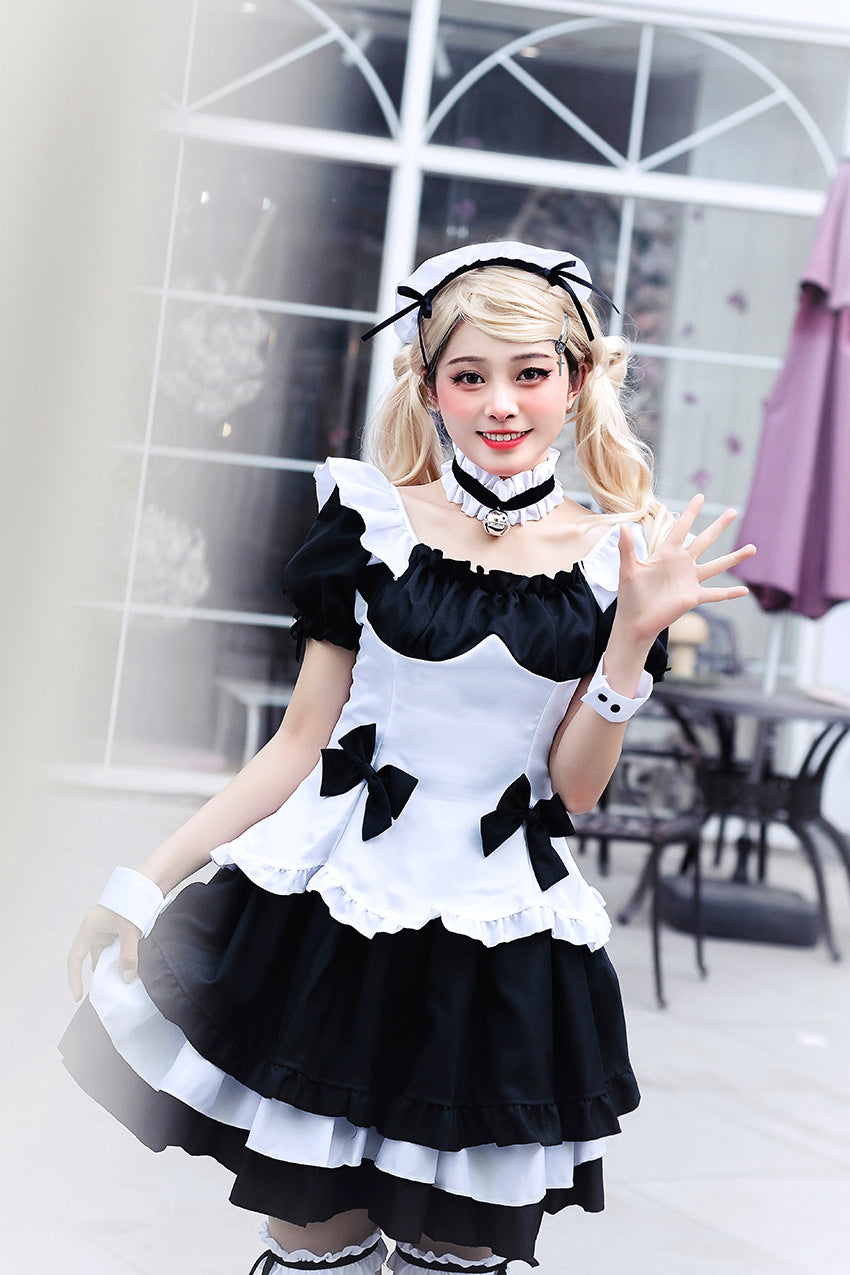 Slutty Sexy See Thru Dress Maid Lingerie Outfit Anime Cosplay Costume