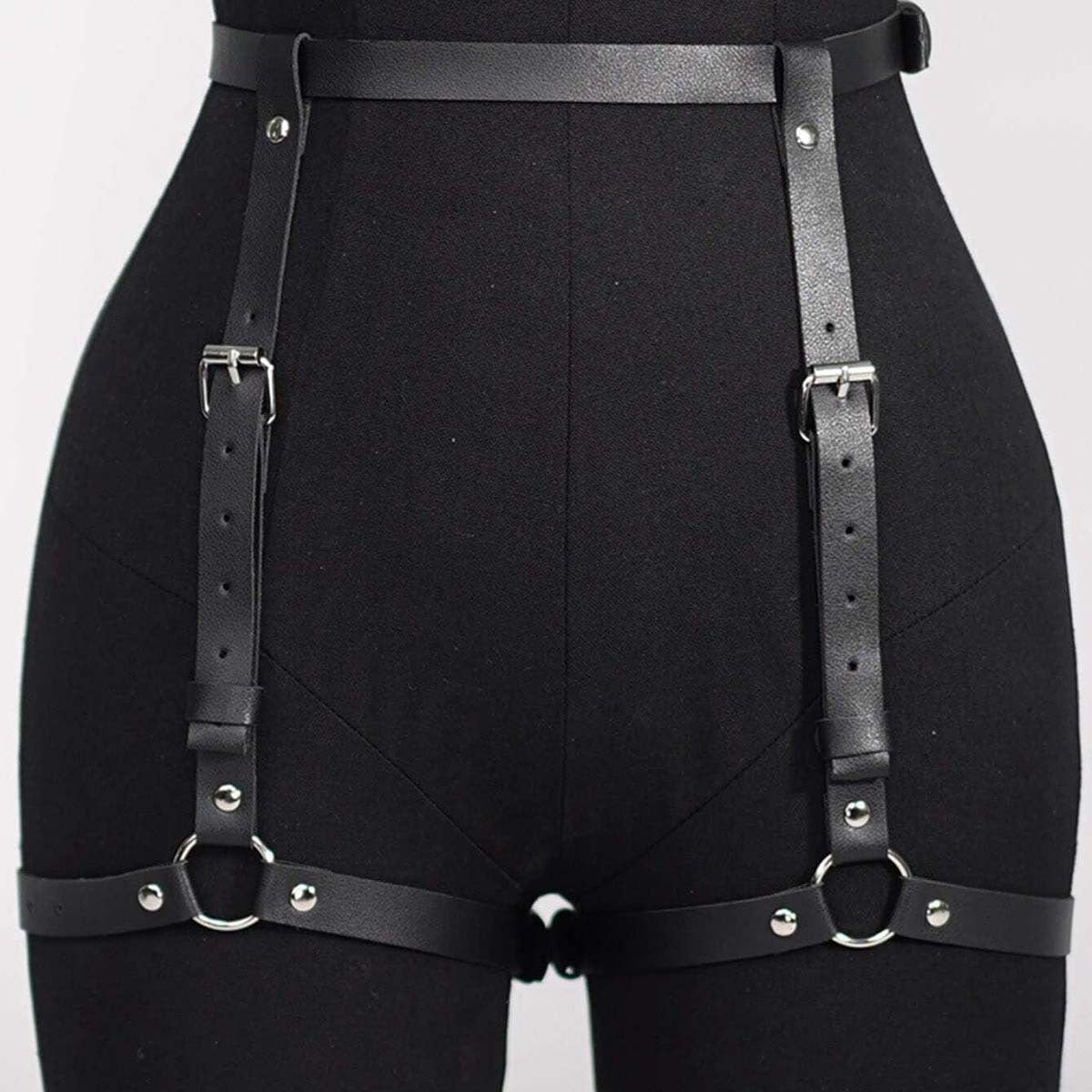 Black Thigh Harness