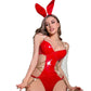 Women  Black Bodysuit Revealing Bunny Sexy Costume Lingerie Cosplay