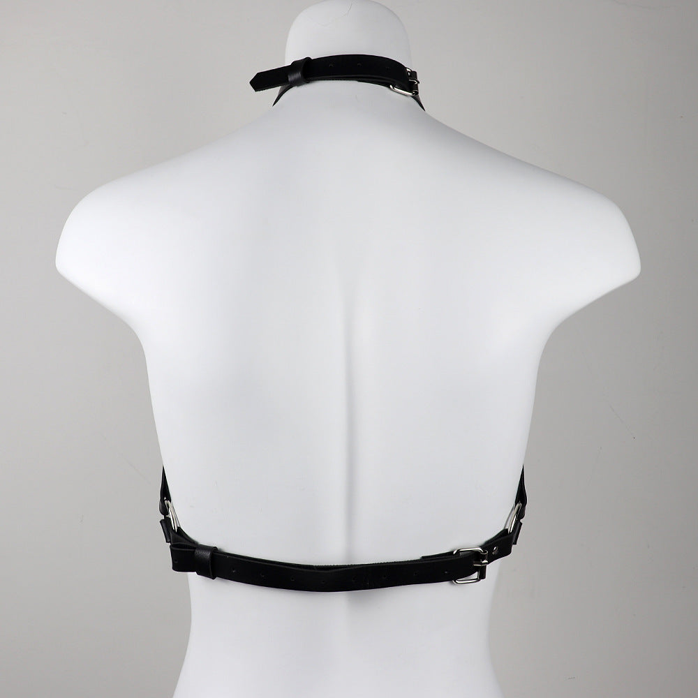 Genuine Leather Chest Harness