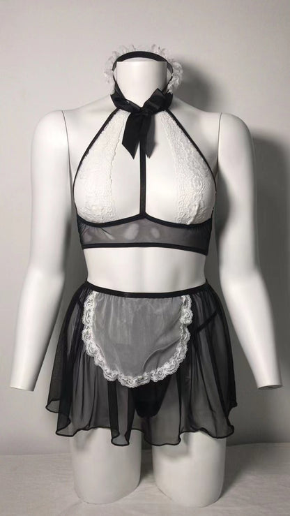 Sexy Dresses Hot Lingerie Maid Outfit Anime Cosplay Costume