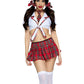 Revealing School Girl Costume Sexy Latina Cosplay Lingerie Dress Submissive