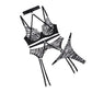 Lingerie Cougar Set with Garter Belt & Choker