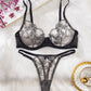 Latina See Thru Lingerie Set Sexy Bra & Panty