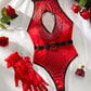 Women Black Lace Bodysuit Nasty Bdsm Harness Lingerie Sex Teddy