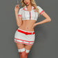 Latex Nurse Costume Set