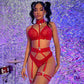 Couples Revealing Strappy Harness Lingerie Set