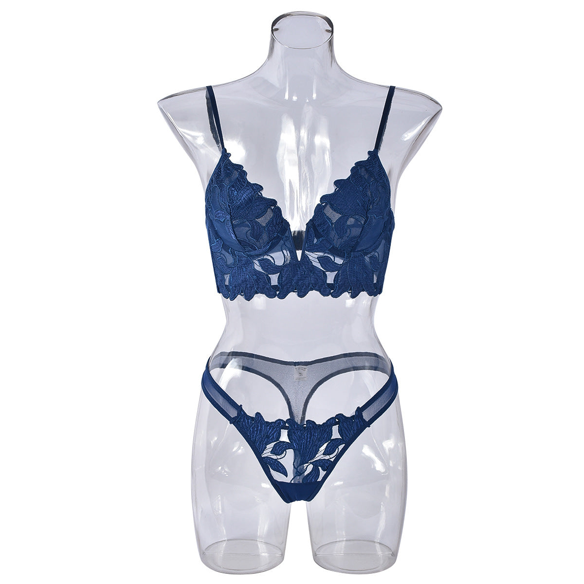 Nasty See Through Lingerie Women Set Slutty Bra & Panty