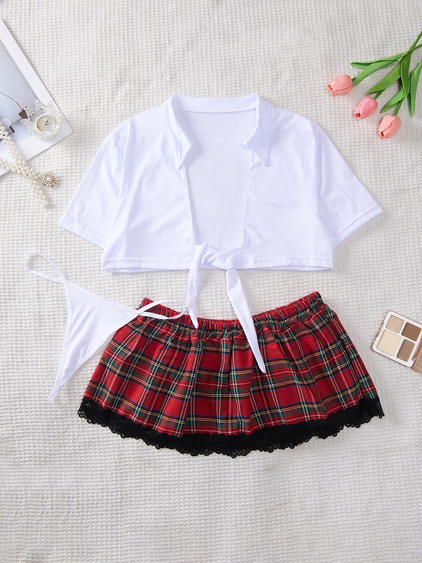 Lace Skirt Outfits Sexy Sexy School Girl Costume Lingerie Cosplay