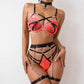 Naughty bdsm bondage lingerie Set Women Bra & Panty Nasty