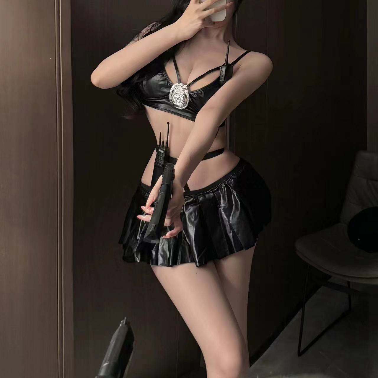 Short Leather Mini Skirts