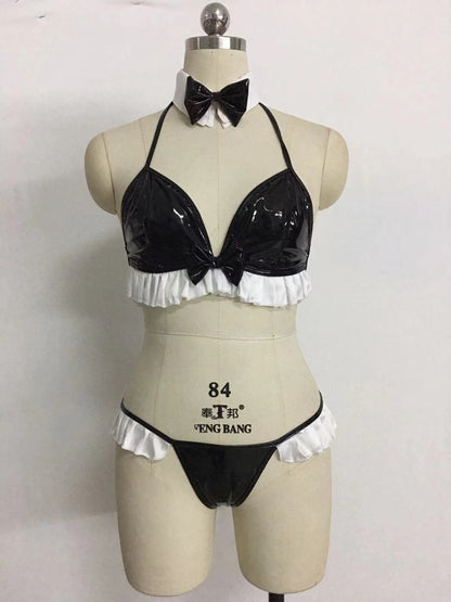 Intimate Latina Maid Lingerie Costume Set Cosplay Costume