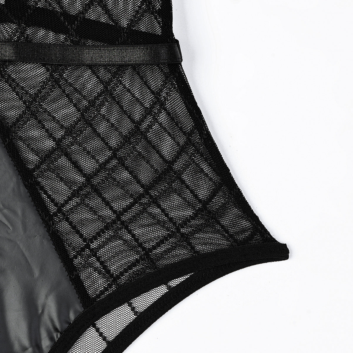 Black Leather Lace Bdsm Lingerie