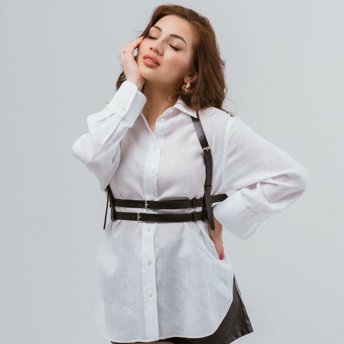 Leather Belt Body Harness