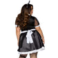 Plus Size Revealing Sexy Milk Maid Costume Latina Lingerie Anime Dress Nasty