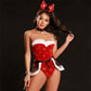 Naughty Sexy Christmas Costumes For Women Slutty Role Play Lingerie Bodysuit Revealing