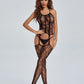 Latina Sexy Bodystocking Women  Shear Lingerie Mesh Bodysuit