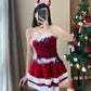 Revealing Sexy Female Christmas Costumes Naughty Lingerie Anime Dress