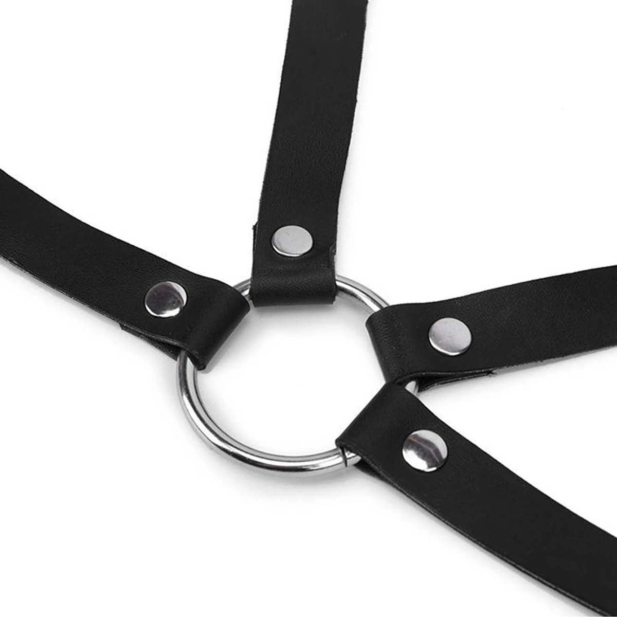 Leather Chest Harness Women